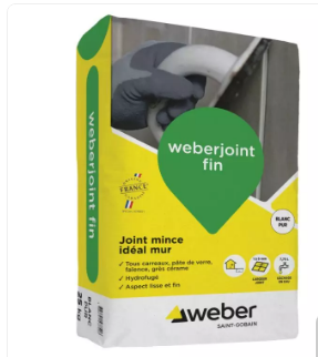 Mortier pour joint fin | Idéal pour application murale | Weberjoint fin | WEBER