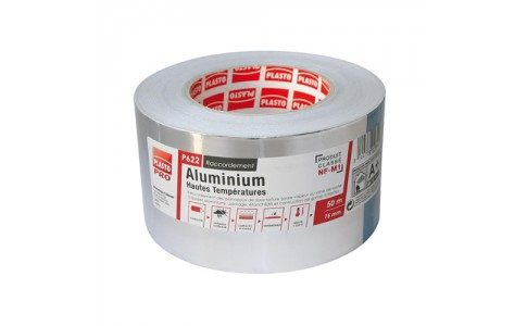 Ruban Adhésif Aluminium - Rubans Adhésifs Haute Temperature - Bande  Etancheite - Isolant Thermique - Ruban Etancheite Plomberie - 1 Rolle (