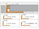 Profilé de finition aluminium anodisé mat | SCHIENE-AE | SCHLUTER