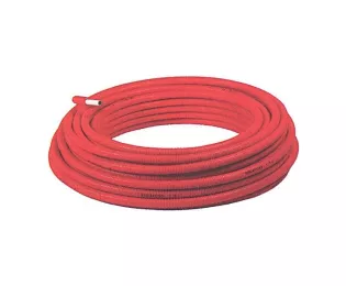 Tube multicouche 16x2  | Prégainé  rouge| EASYTEC | EMMETI